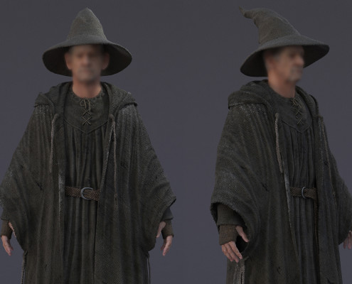 Head and Hands created by another artitst.